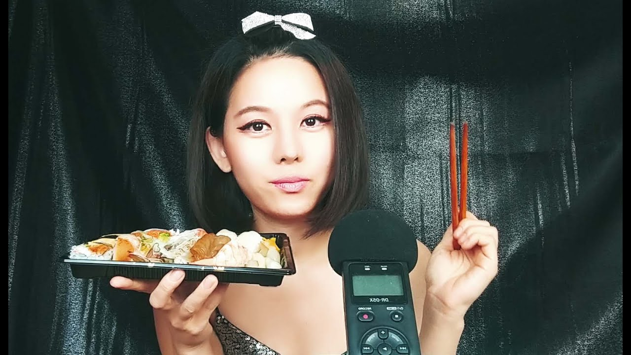 【ppuppu 吃播 助眠】寿司 食べる音
